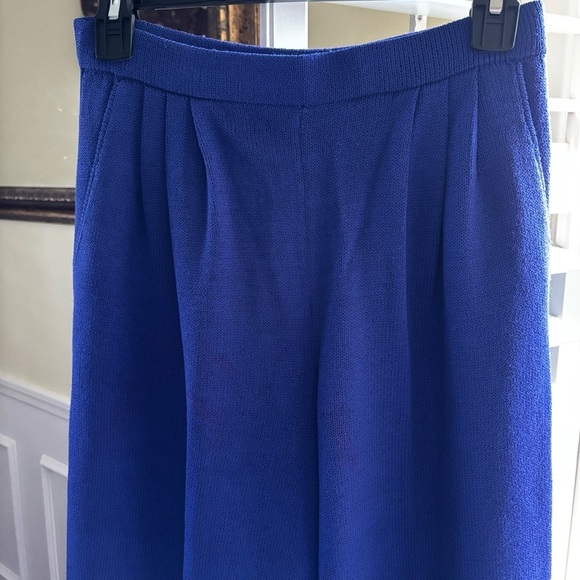 ST. JOHN VIBRANT ROYAL BLUE PANTS SIZE 6 - Picture 11 of 12